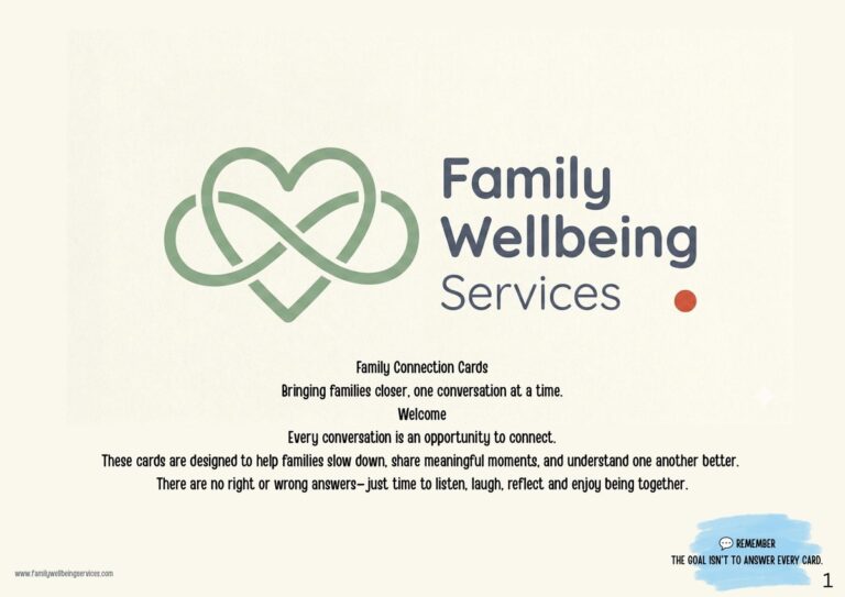 Family Connection Cards